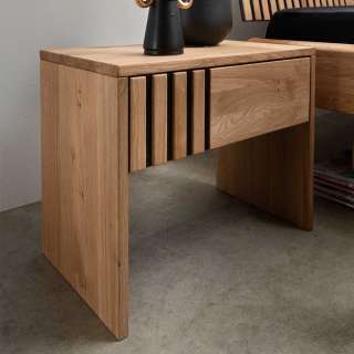 Nachttischkommode aus Wildeiche Massivholz modernem Design