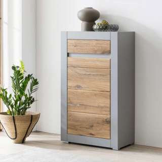 Kommode Wohnzimmer modern 66 cm breit - 113 cm hoch 35 cm tief