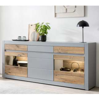 Modernes Esszimmersideboard mit drei Schubladen 217 cm breit