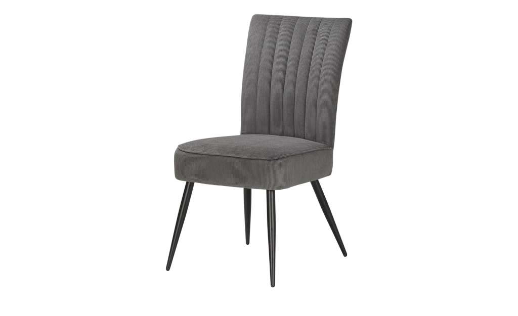 Stuhl  Enno ¦ grau ¦ Maße (cm): B: 47 H: 95 T: 65 Stühle > Esszimmerstühle > Esszimmerstühle ohne Armlehnen - Höffner