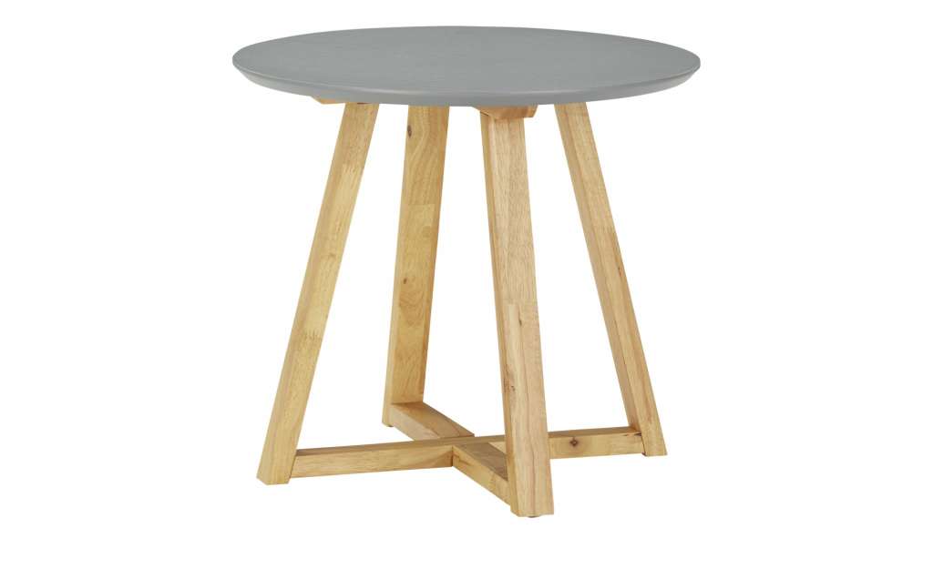 Beistelltisch  Poveglia ¦ grau ¦ Maße (cm): H: 45  Ø: 50 Tische > Beistelltische > Beistelltische ohne Rollen - Höffner