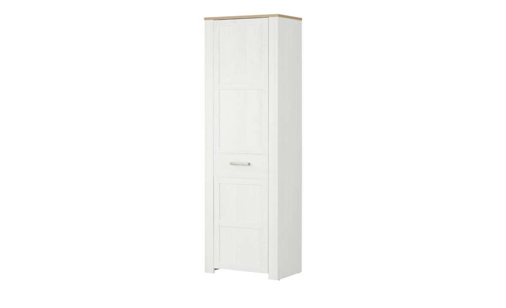 Garderobenschrank  Bohol ¦ weiß ¦ Maße (cm): B: 66,7 H: 204,9 T: 42 Schränke > Dielenschränke - Höffner