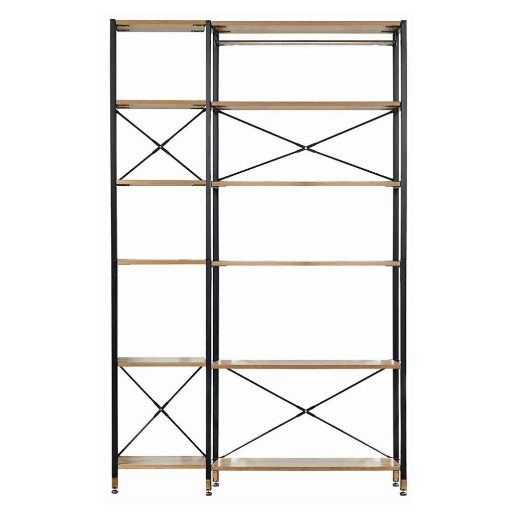 Regal für Ankleideraum im Industry und Loft Stil mit Kleiderstange