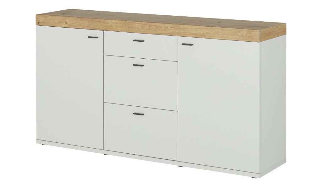 Jette Home Sideboard  Neapel ¦ holzfarben ¦ Maße (cm): B: 181 H: 97 T: 44 Kommoden & Sideboards > Kommoden - Höffner