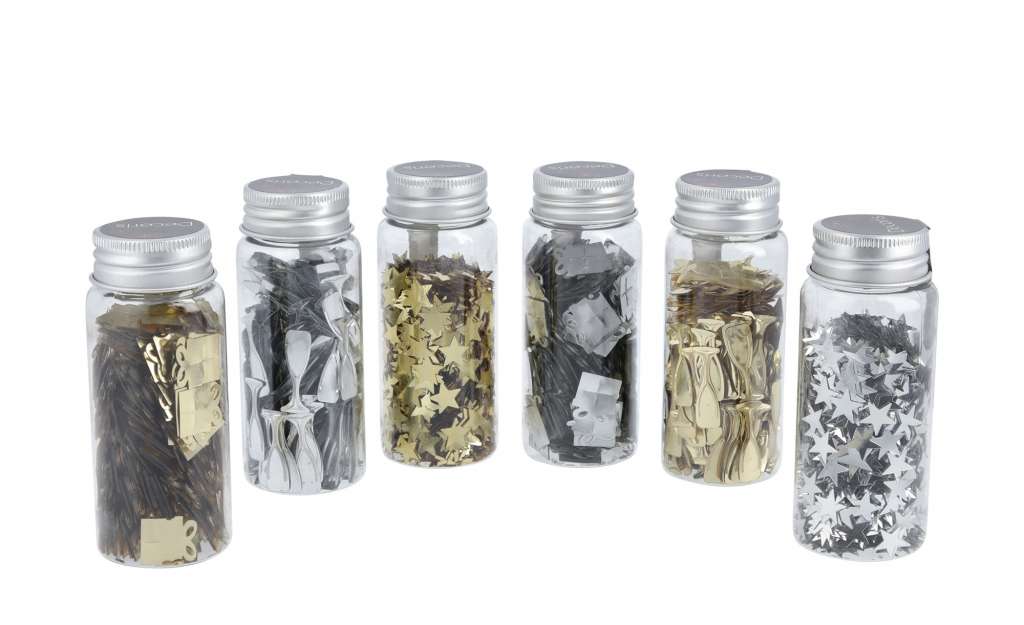 Streu-Glitter ¦ mehrfarbig ¦ Kunststoff ¦ Maße (cm): H: 9  Ø: 3.7 Küchenzubehör & Helfer > Tischaccessoires - Höffner