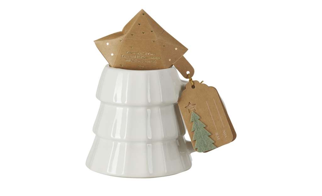 Geschenkset   Hot Chocolate ¦ weiß ¦ Dolomite, Papier ¦ Maße (cm): B: 13,5 H: 8,5 T: 18 Küchenzubehör & Helfer > Tischaccessoires - Höffner