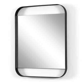 Moderner Garderoben Spiegel mit Metallrahmen rechteckige Form