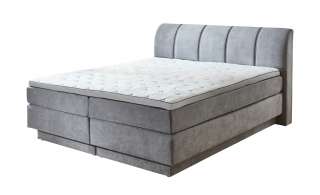 uno Boxspringbett  Ottawa ¦ grau ¦ Maße (cm): B: 188 H: 108 Betten > Boxspringbetten > Boxspringbetten 180x200 - Höffner