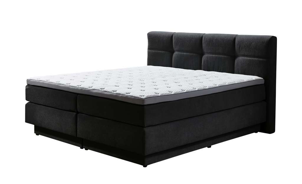 uno Boxspringbett  Portage ¦ grau ¦ Maße (cm): B: 168 H: 112 Betten > Boxspringbetten > Boxspringbetten 160x200 - Höffner