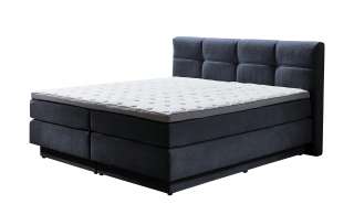 uno Boxspringbett  Portage ¦ blau ¦ Maße (cm): B: 168 H: 112 Betten > Boxspringbetten > Boxspringbetten 160x200 - Höffner