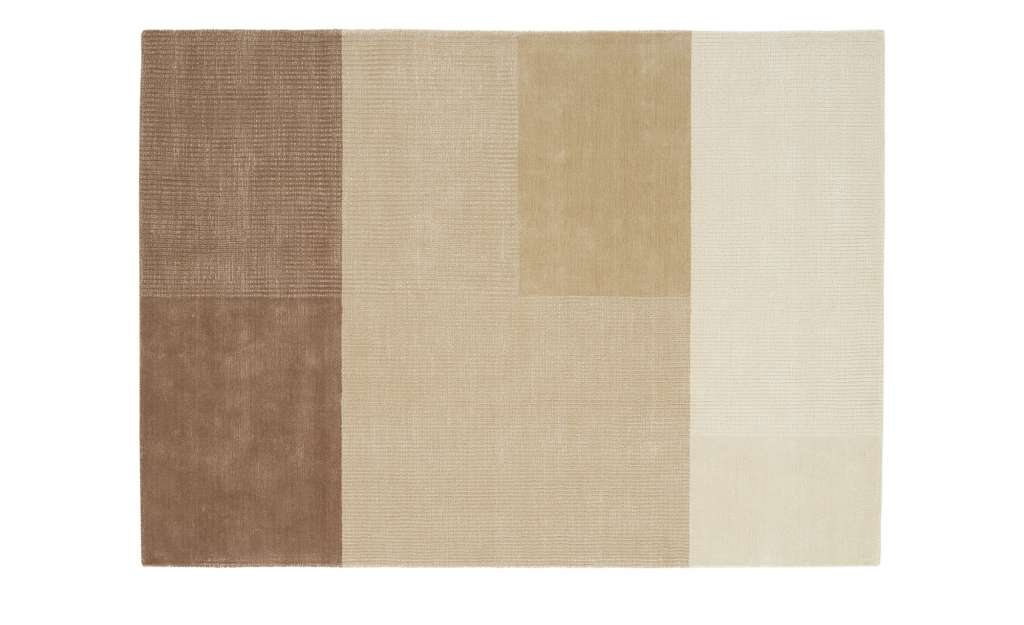 Handloom Teppich  Campi ¦ beige ¦ Viskose, Baumwolle ¦ Maße (cm): B: 140 H: 0,8 Teppiche > Wohnteppiche - Höffner