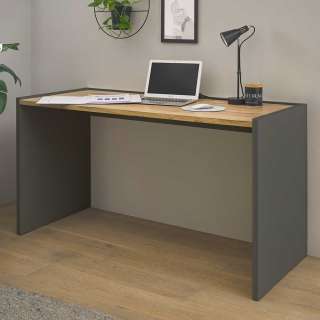 Schreibtisch zweifarbig in modernem Design 143x77x63 cm