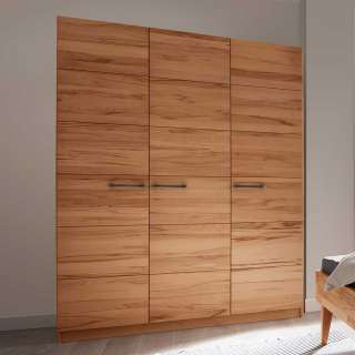 Kernbuche massiv Kleiderschrank 140 cm breit 197 cm hoch