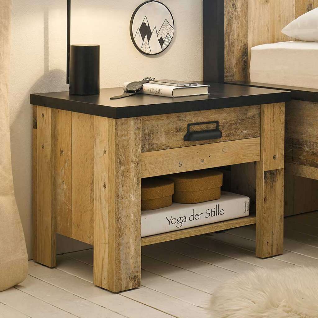 Nachttischschränkchen im Landhausstil 60 cm breit - 46 cm hoch