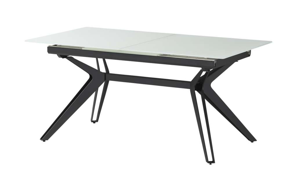 uno Glas-Esstisch  ausziehbar Jaden ¦ weiß ¦ Maße (cm): B: 90 H: 76 Tische > Esstische > Esstische eckig - Höffner