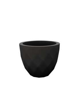 Vondom - VASES Blumentopf klein - schwarz - Ø 14 x 12 cm - Basic - outdoor
