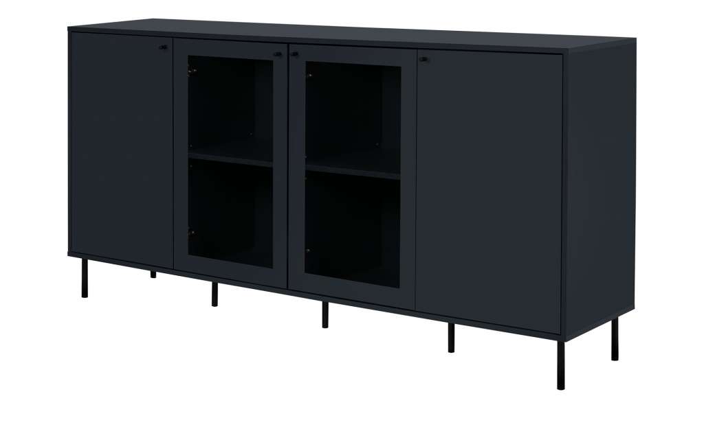 Sideboard  Caravino ¦ blau ¦ Maße (cm): B: 180 H: 90 T: 40 Kommoden & Sideboards > Kommoden - Höffner