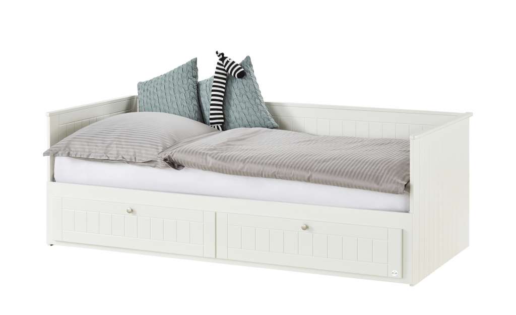 Mia & Mo Tagesbett  Suna ¦ weiß ¦ Maße (cm): B: 100 H: 72 Kindermöbel > Kinderbetten - Höffner