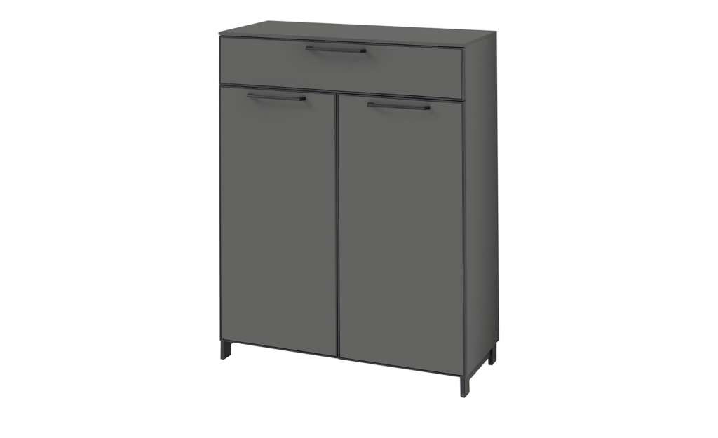 Schuhkommode  Mago ¦ grau ¦ Maße (cm): B: 84 H: 107 T: 37 Schränke > Schuhschränke - Höffner