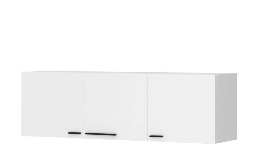Hängeschrank  Marlow ¦ weiß ¦ Maße (cm): B: 135 H: 42,6 T: 41,6 Regale > Bücherregale - Höffner