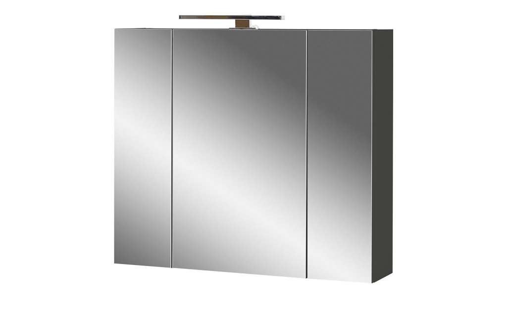 Spiegelschrank ¦ grau ¦ Maße (cm): B: 76 H: 71 Schränke > Badschränke > Spiegelschränke - Höffner