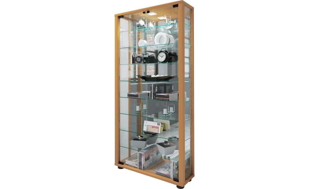 Vitrine ¦ holzfarben ¦ Maße (cm): B: 59 H: 114,8 Kommoden & Sideboards > Vitrinen - Höffner