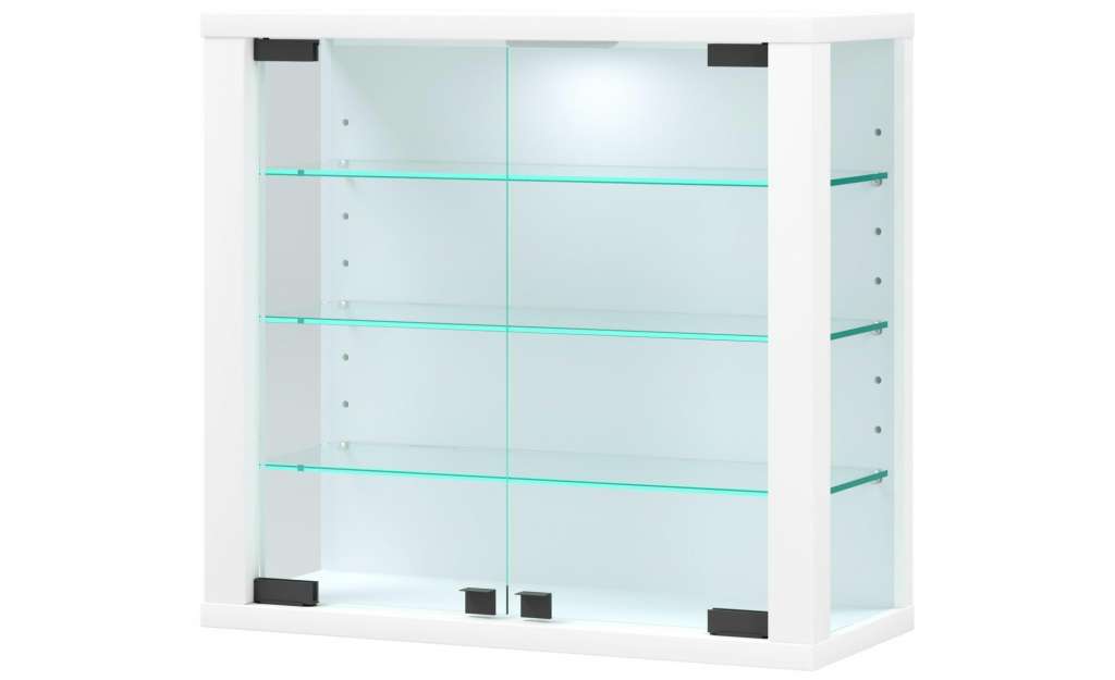 Hängevitrine ¦ weiß ¦ Maße (cm): B: 42,6 H: 39,9 Kommoden & Sideboards > Vitrinen - Höffner