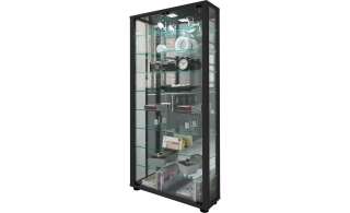 Vitrine ¦ schwarz ¦ Maße (cm): B: 59 H: 114,8 Kommoden & Sideboards > Vitrinen - Höffner