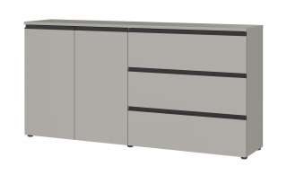 uno Sideboard  Bastia ¦ grau ¦ Maße (cm): B: 180 H: 91 T: 41 Kommoden & Sideboards > Kommoden - Höffner