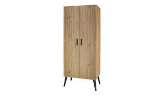 Kleiderschrank  Morris Oak ¦ holzfarben ¦ Maße (cm): B: 80 H: 194 T: 53 Schränke > Schranksysteme - Höffner