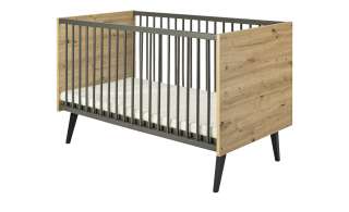 Kinderbett  Morris Oak ¦ holzfarben ¦ Maße (cm): B: 77 H: 86 Baby > Babymöbel > Babybetten - Höffner