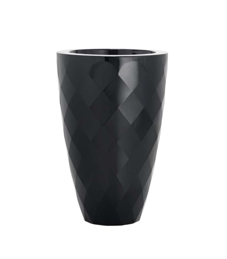 Vondom - VASES Blumentopf klein - schwarz - Ø 18 x 36 cm - lackiert - outdoor