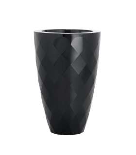 Vondom - VASES Blumentopf klein - schwarz - Ø 18 x 36 cm - lackiert - outdoor