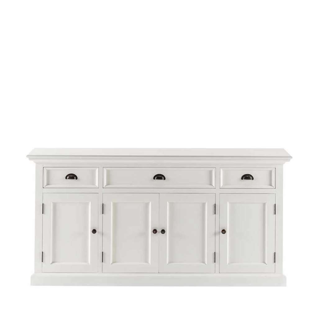 Weißes Landhaus Sideboard montiert 165x81x30 cm