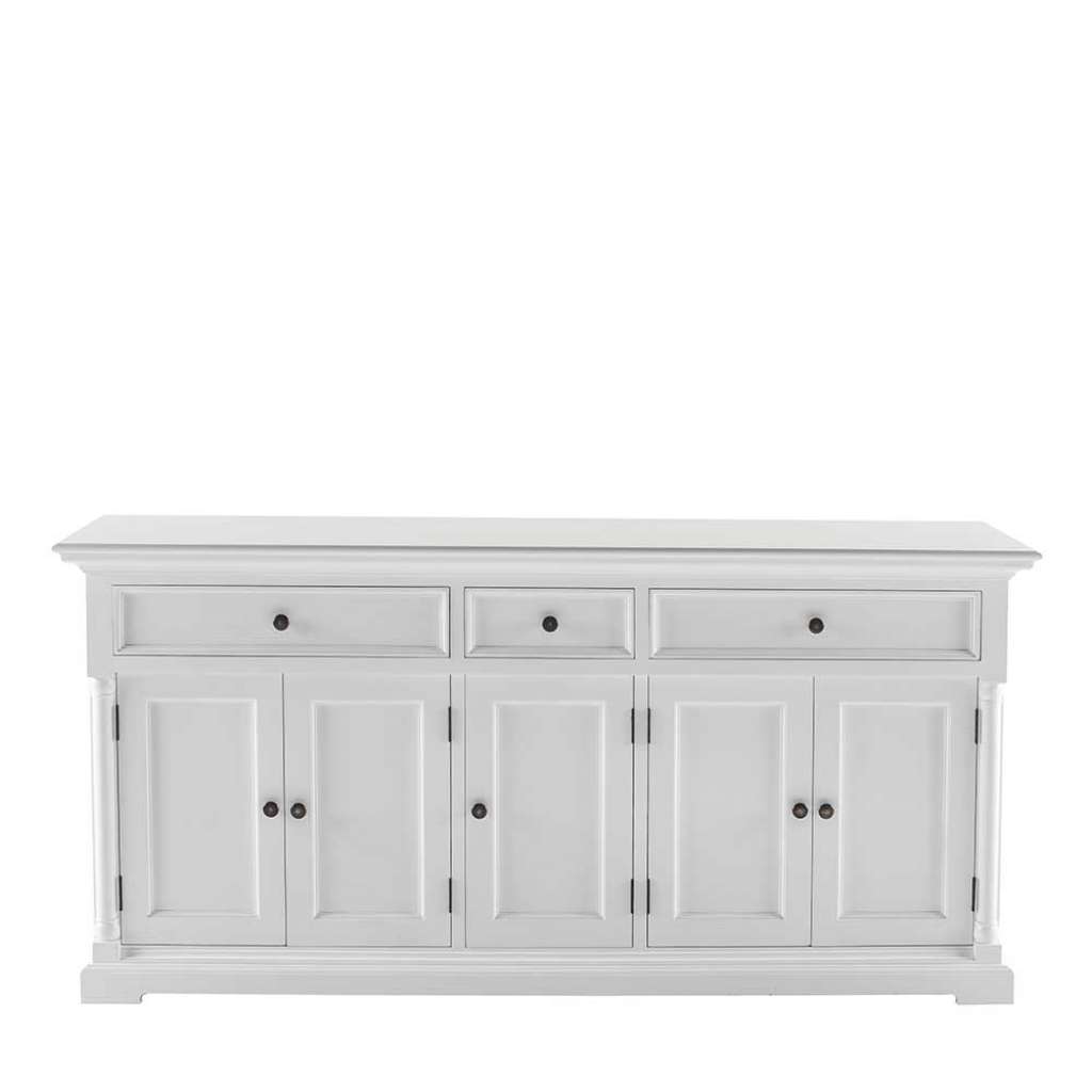 Sideboard montiert im weißen Landhausstil 180 cm breit
