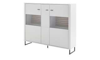 uno Highboard  Leni ¦ grau ¦ Maße (cm): B: 159 H: 136 T: 37 Kommoden & Sideboards > Highboards - Höffner