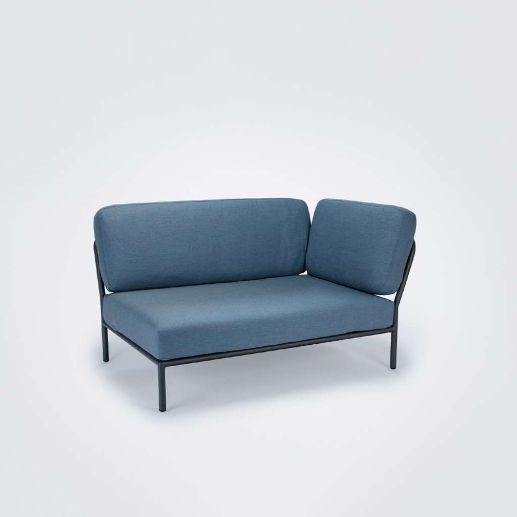 Houe - Level Lounge Sofa - Dusty Blue - Armlehne rechts - Dusty blue - outdoor
