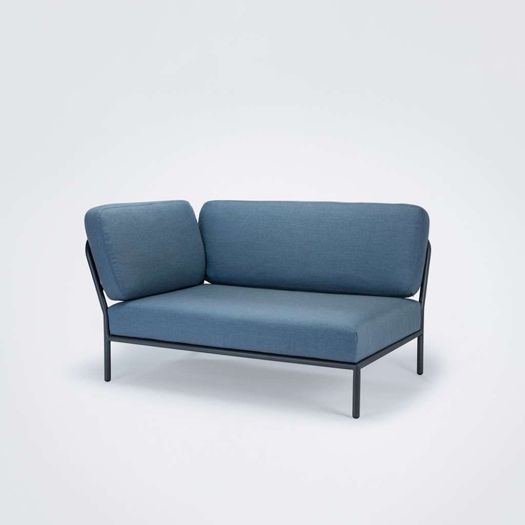 Houe - Level Lounge Sofa - Dusty Blue - Armlehne links - Dusty blue - outdoor