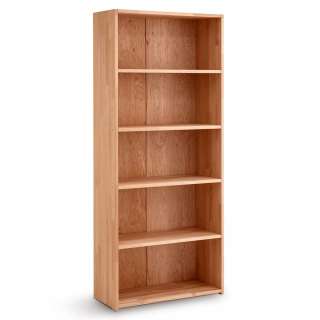 Bücherregal Buche geölt 186 cm hoch Rückwand