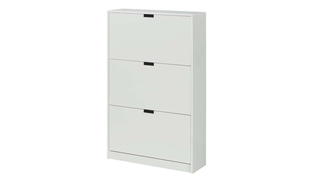 Schuhkipper  Campione ¦ weiß ¦ Maße (cm): B: 79 H: 124 T: 25 Garderoben & Kleiderstangen > Schuhschränke - Höffner