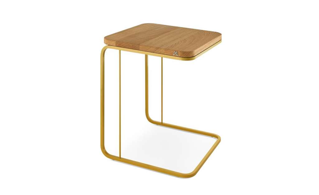 Couchtisch ¦ gold ¦ Maße (cm): B: 34 H: 40 Tische > Couchtische > Couchtisch Massivholz - Höffner