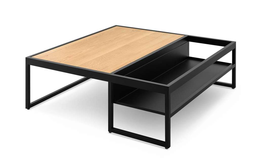 Couchtisch ¦ schwarz ¦ Maße (cm): B: 90 H: 30 Tische > Couchtische > Couchtisch Massivholz - Höffner