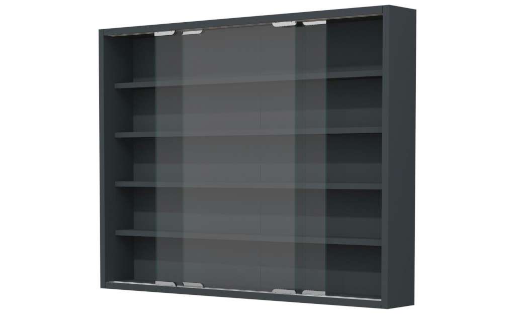 Hängevitrine ¦ grau ¦ Maße (cm): B: 77 H: 60 Kommoden & Sideboards > Vitrinen - Höffner