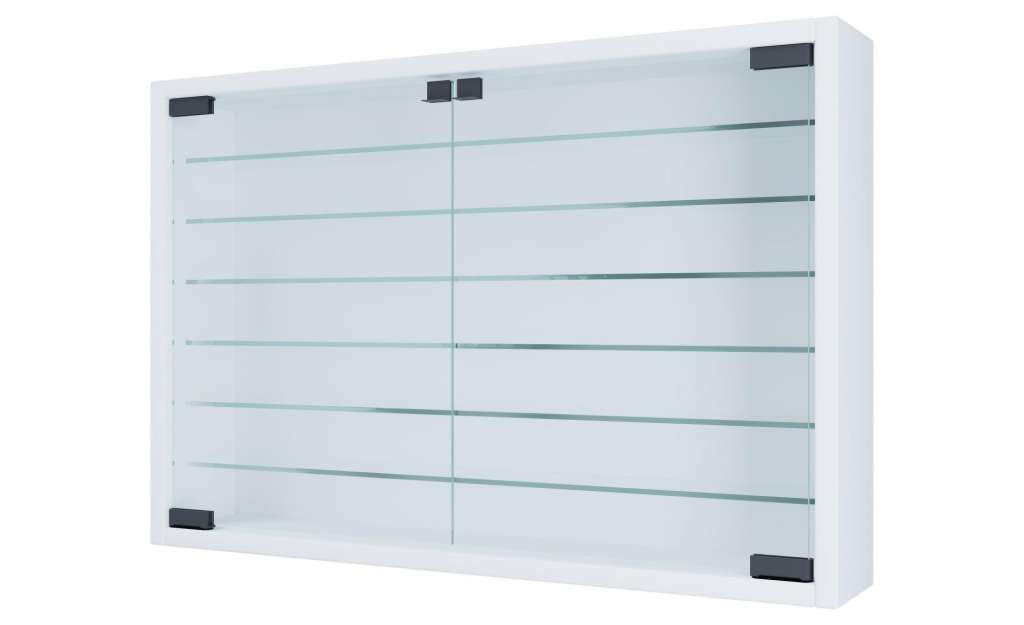 Hängevitrine ¦ weiß ¦ Maße (cm): B: 60 H: 40 Kommoden & Sideboards > Vitrinen - Höffner