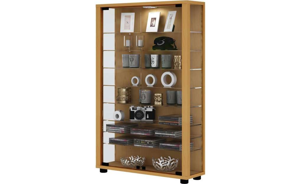 Vitrine ¦ holzfarben ¦ Maße (cm): B: 59 H: 90 Kommoden & Sideboards > Vitrinen - Höffner