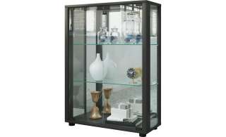 Vitrine ¦ schwarz ¦ Maße (cm): B: 60 H: 80 Kommoden & Sideboards > Vitrinen - Höffner