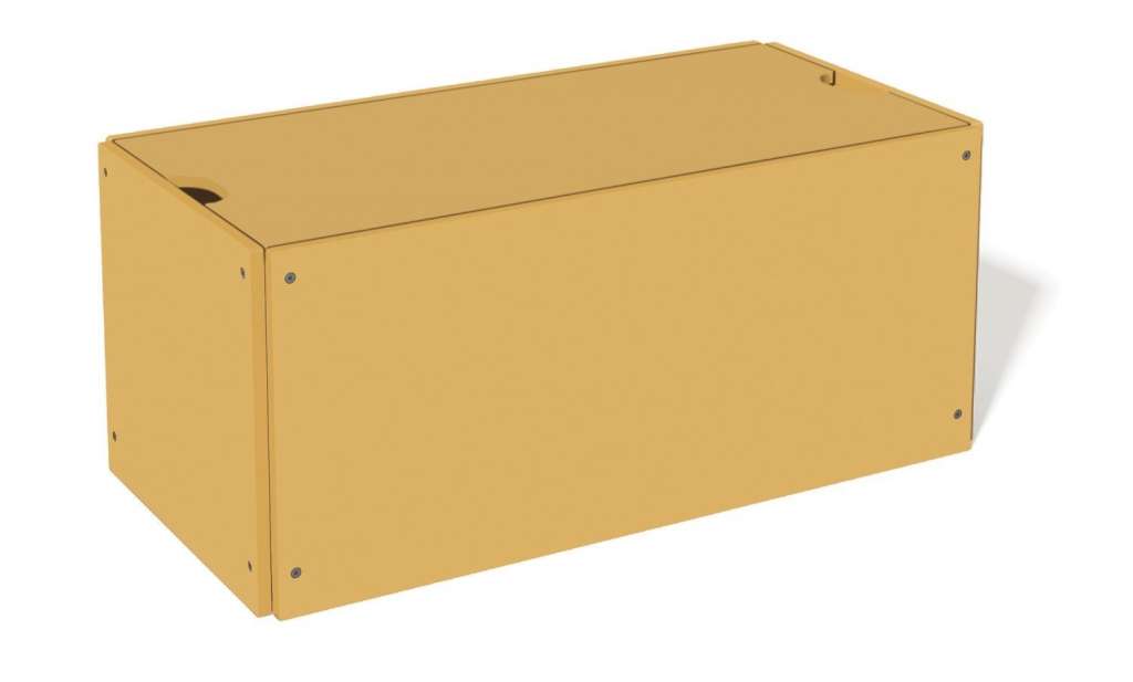 Müller Möbelwerkstätten - Bettkasten zur Stapelliege - Bambustiefgelb - KLASSIK - 103 x 46,8 - indoor