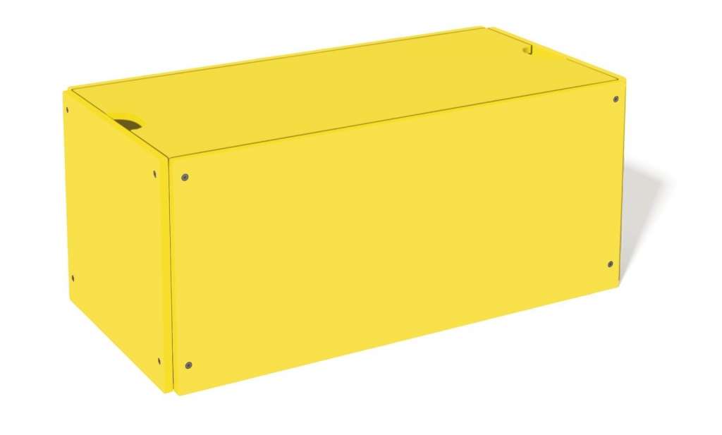 Müller Möbelwerkstätten - Bettkasten zur Stapelliege - Dynamischgelb - KLASSIK - 103 x 46,8 - indoor