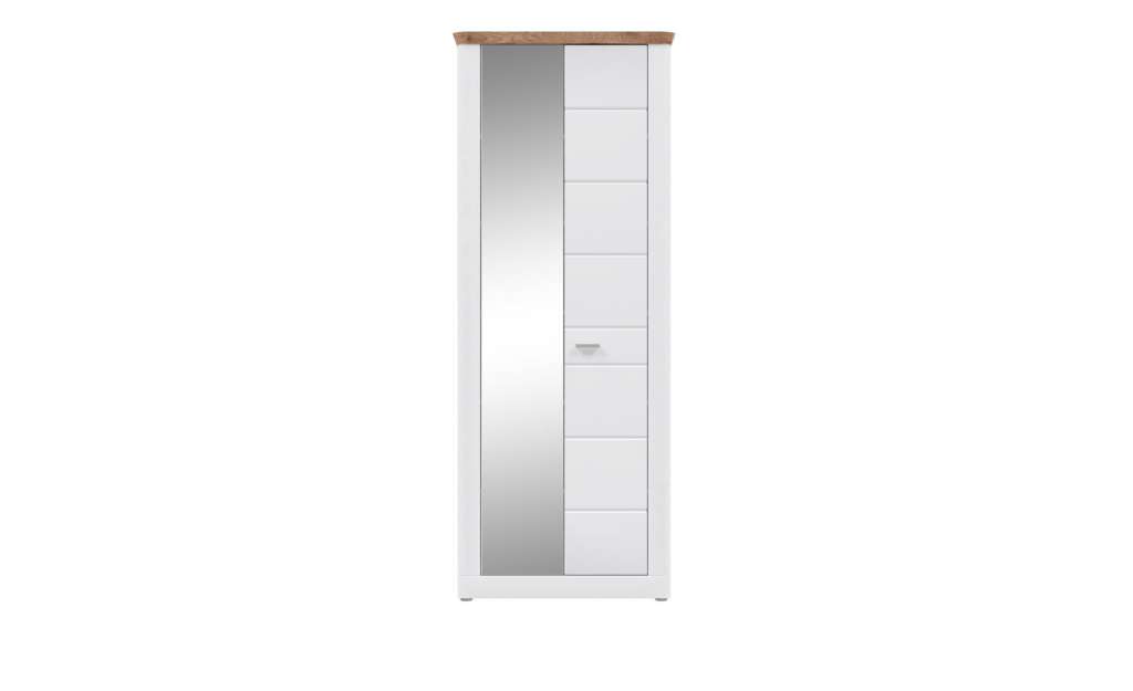 Garderobenschrank ¦ weiß ¦ Maße (cm): B: 79 H: 204 T: 37 Schränke > Dielenschränke - Höffner