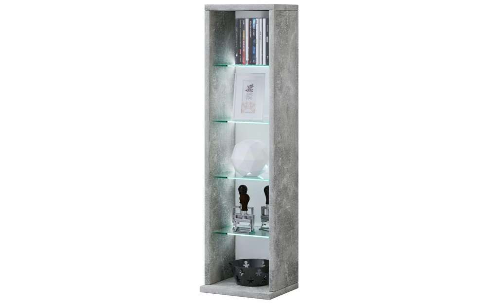 Standregal ¦ grau ¦ Maße (cm): B: 21 H: 76,6 Regale > Bücherregale - Höffner